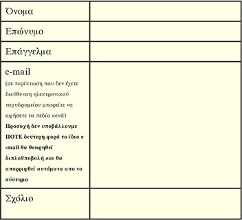 Εκτυπώσιμη μορφή για αποστολή έγγραφης άρνησης της Κάρτας Πολίτη.