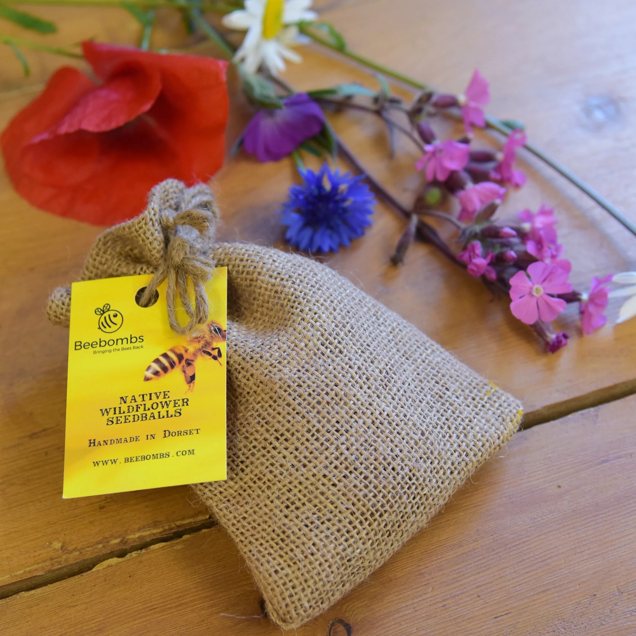 Native wildflower seedballs