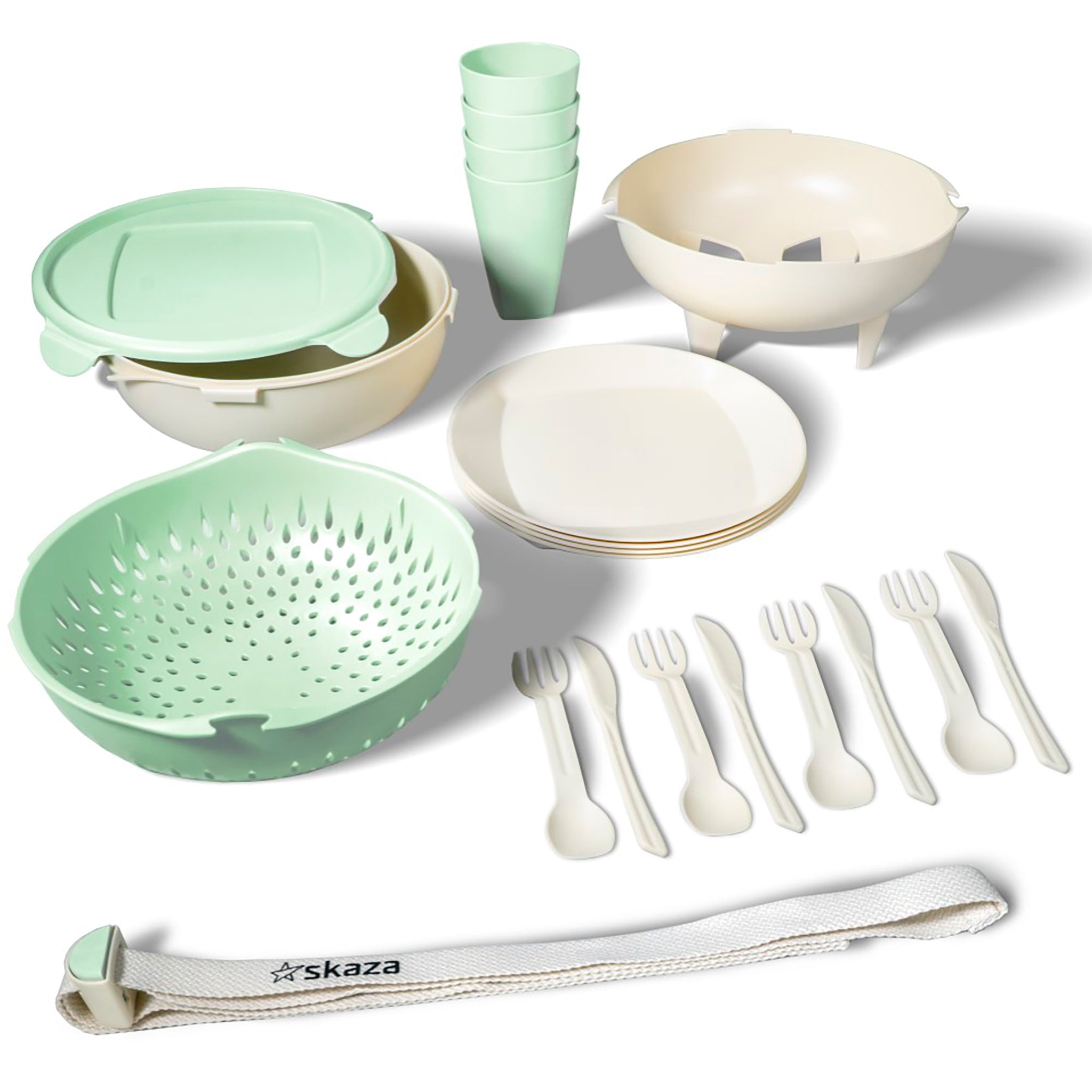 sugarcane plastic picnic set