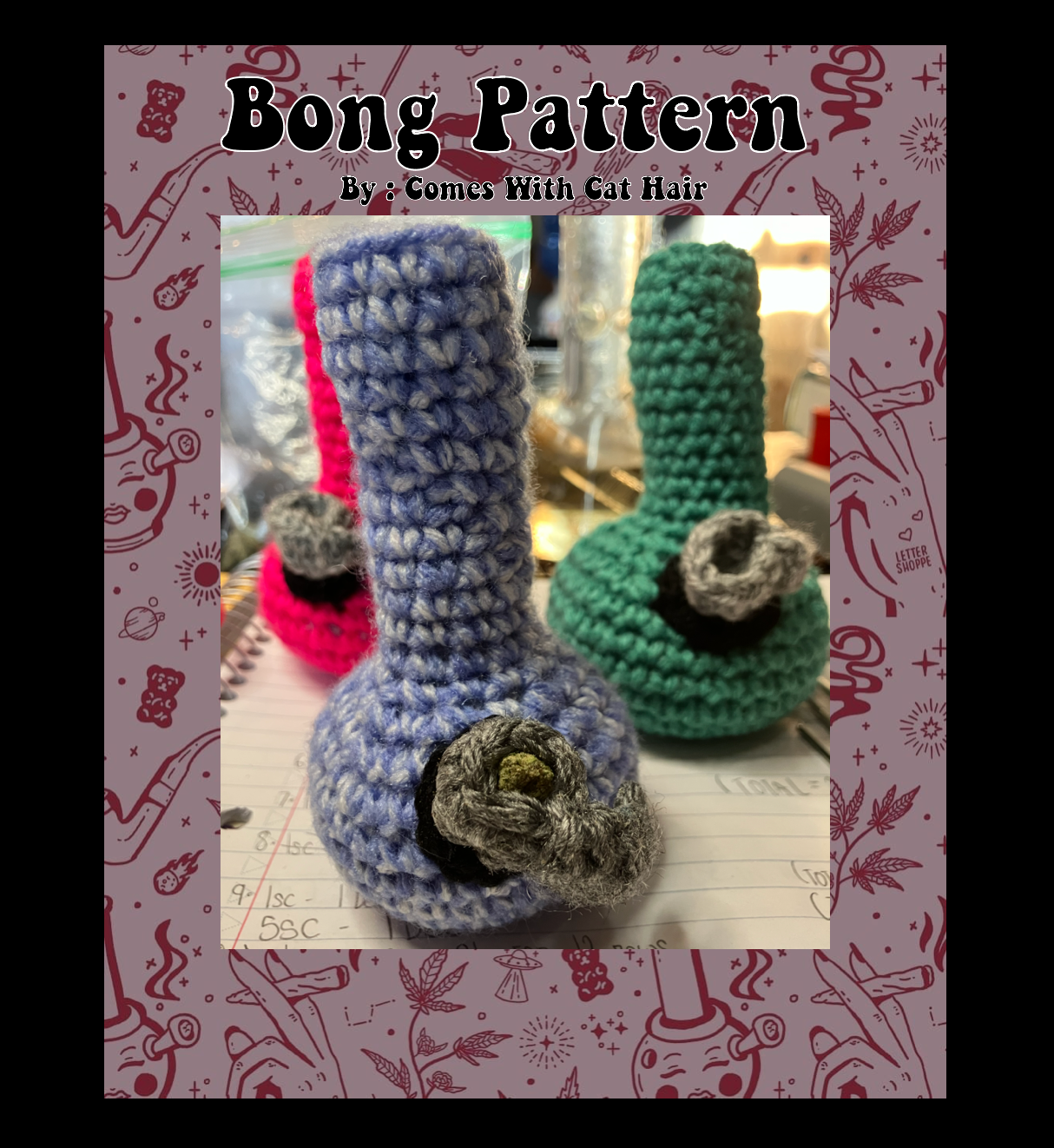 Crochet Bong Pattern PDF