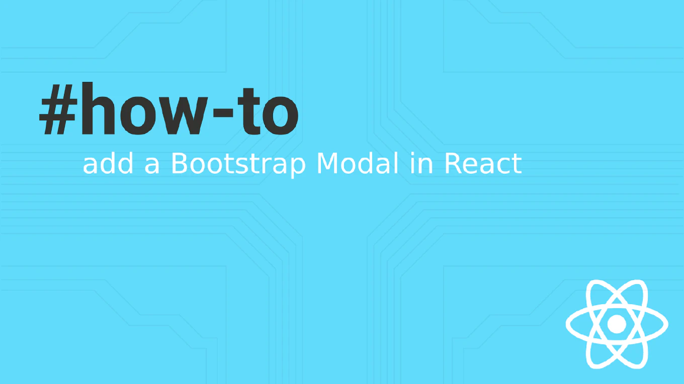 React Bootstrap Modal