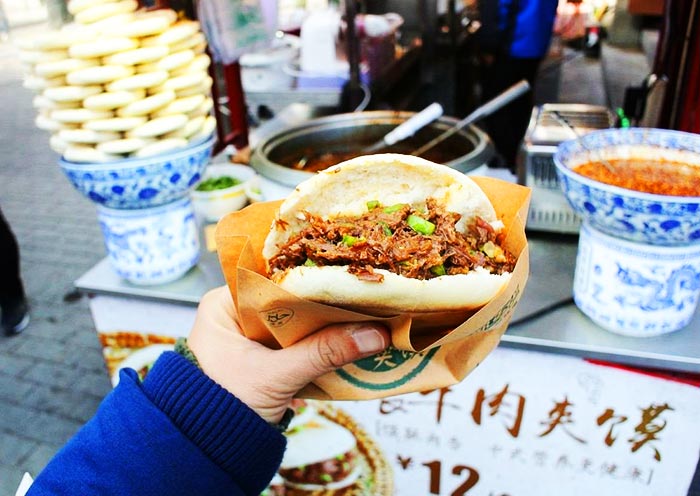 西安美食-肉夹馍 西安美食-肉夹馍