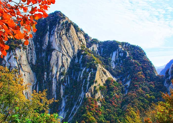 华山迷人秋景 华山迷人秋景