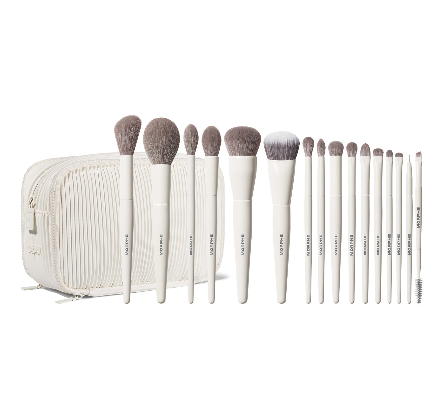 Ready, Set, Pro 16-Piece Face & Eye Brush Set with bag.
 | Ready, Set, Pro 16-Piece Face & Eye Brush Set
