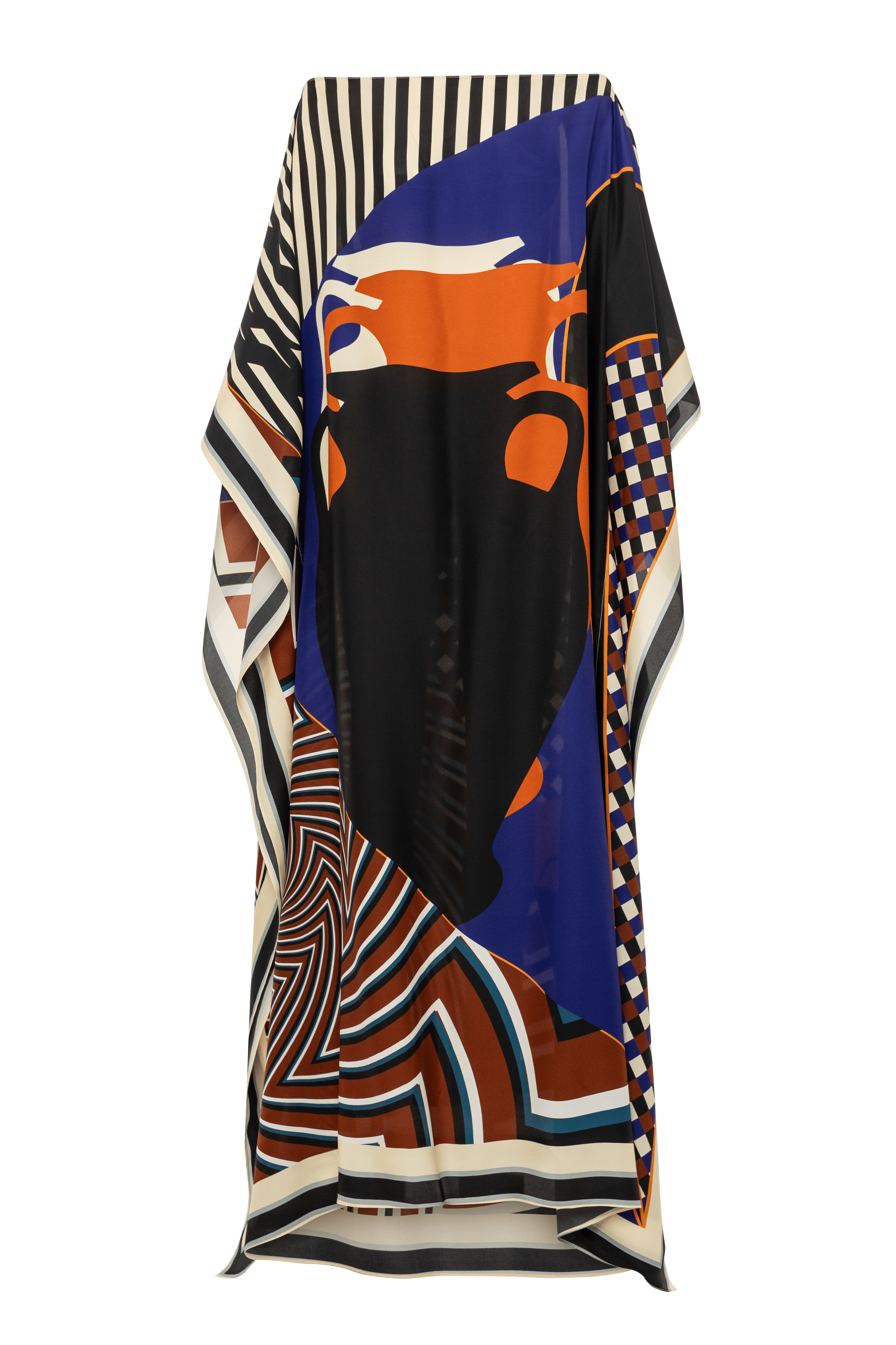 Efterpe Kaftan in Silk/Viscose