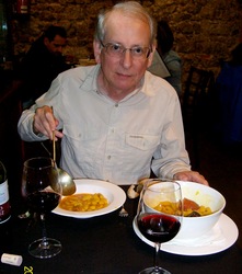 MFC tucking in to <i>fabada</i> in Ribadesella MFC tucking in to <i>fabada</i> in Ribadesella