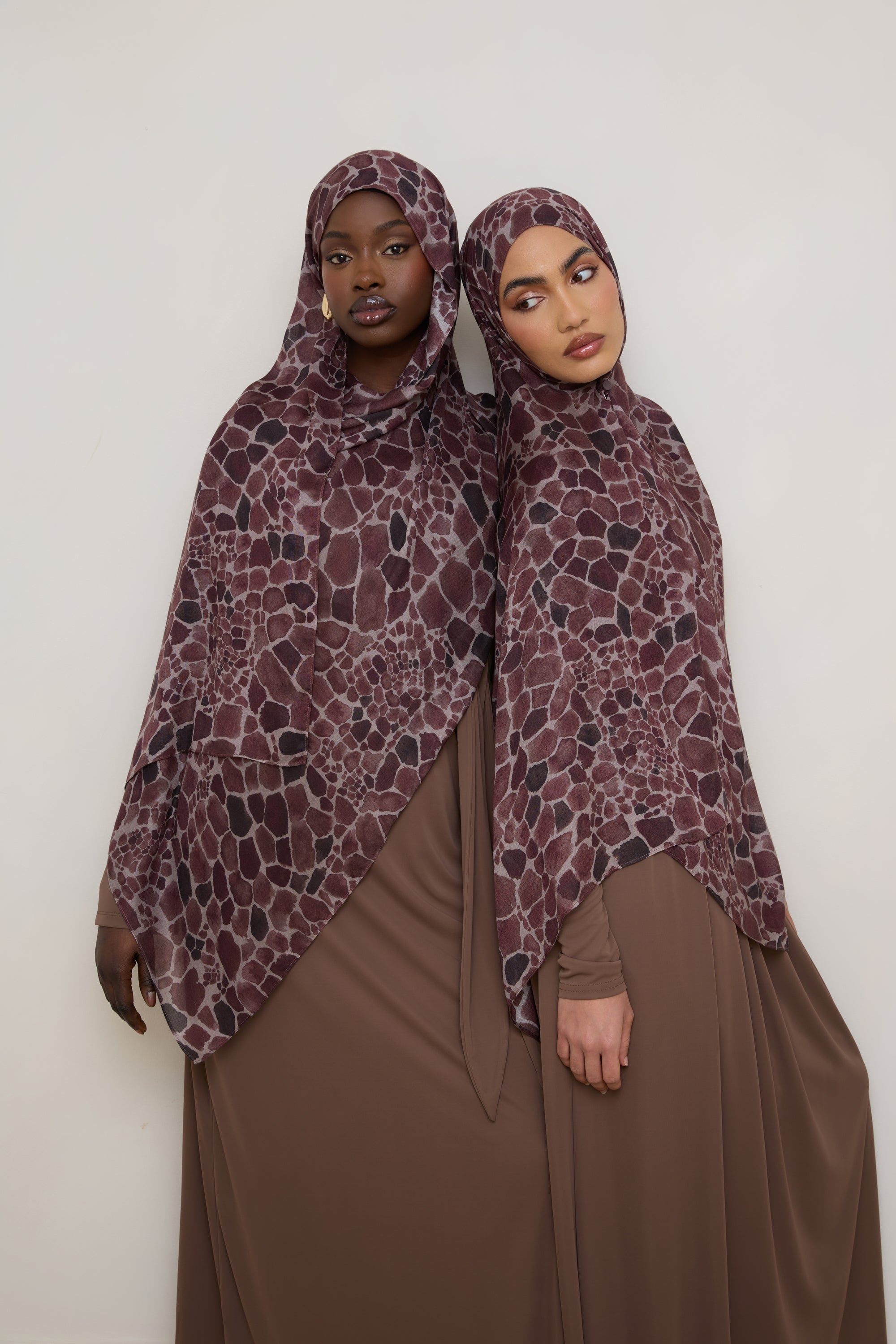 Printed Modal Hijab - Safari Hijabs Veiled 
