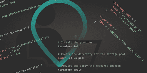 Local development environments with Terraform + LXD Local development environments with Terraform + LXD
