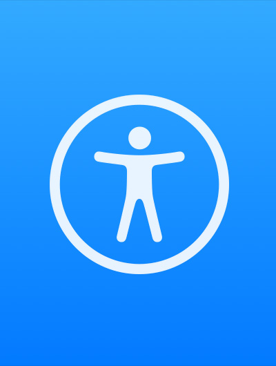 圓圈內有一個雙臂張開的人形圖像