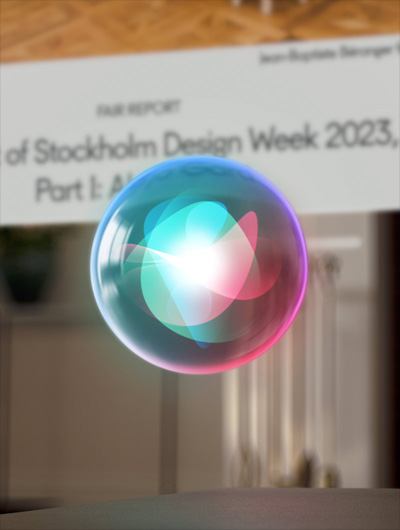 懸浮的 Siri app 圖像