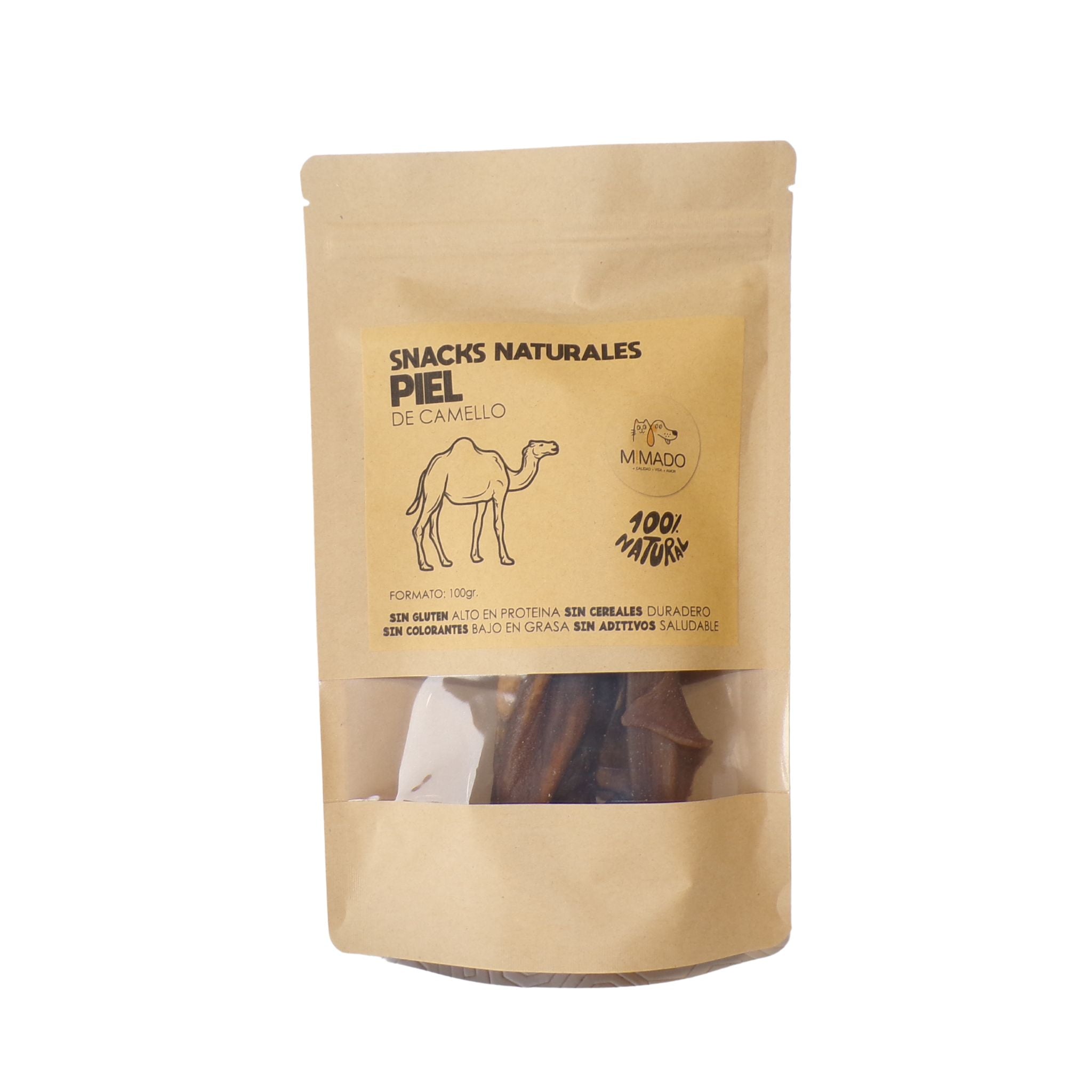 Piel de Camello - Snack Natural Hipoalergénico de Larga Duración para Perros