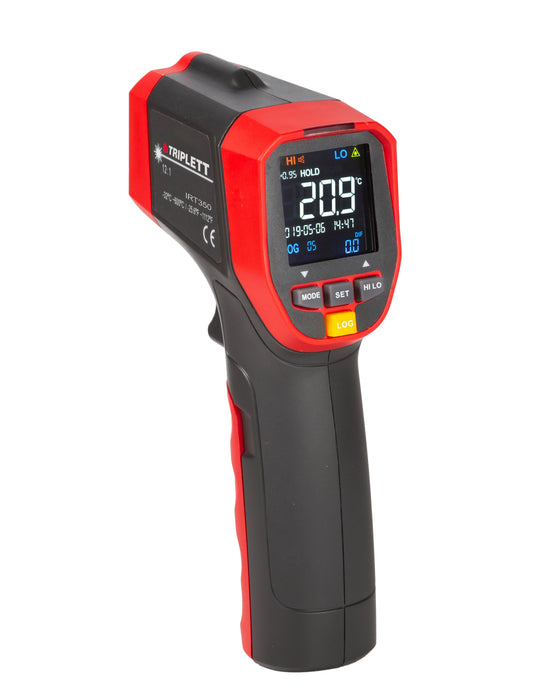 Triplett IRT350 12:1 IR Thermometer with Circular Laser IRT350