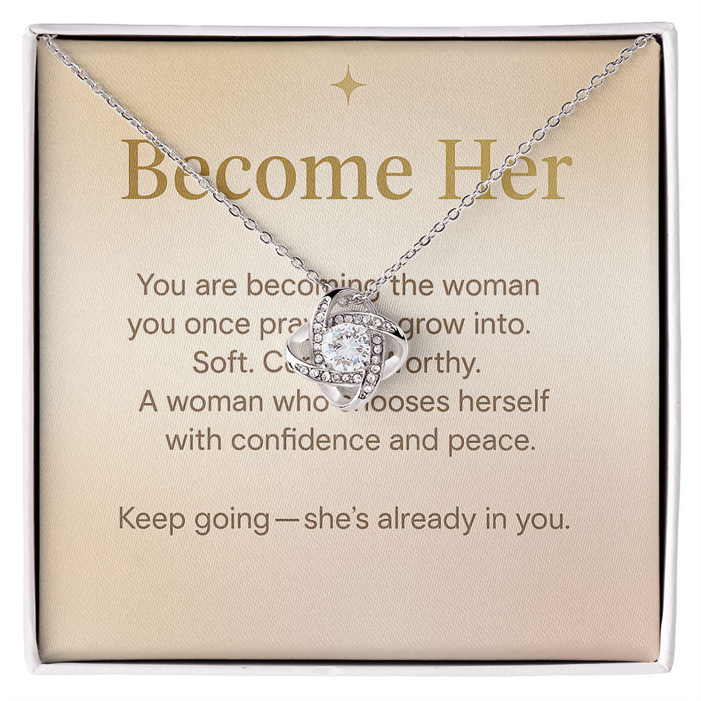 Become Her – Love Knot Necklace