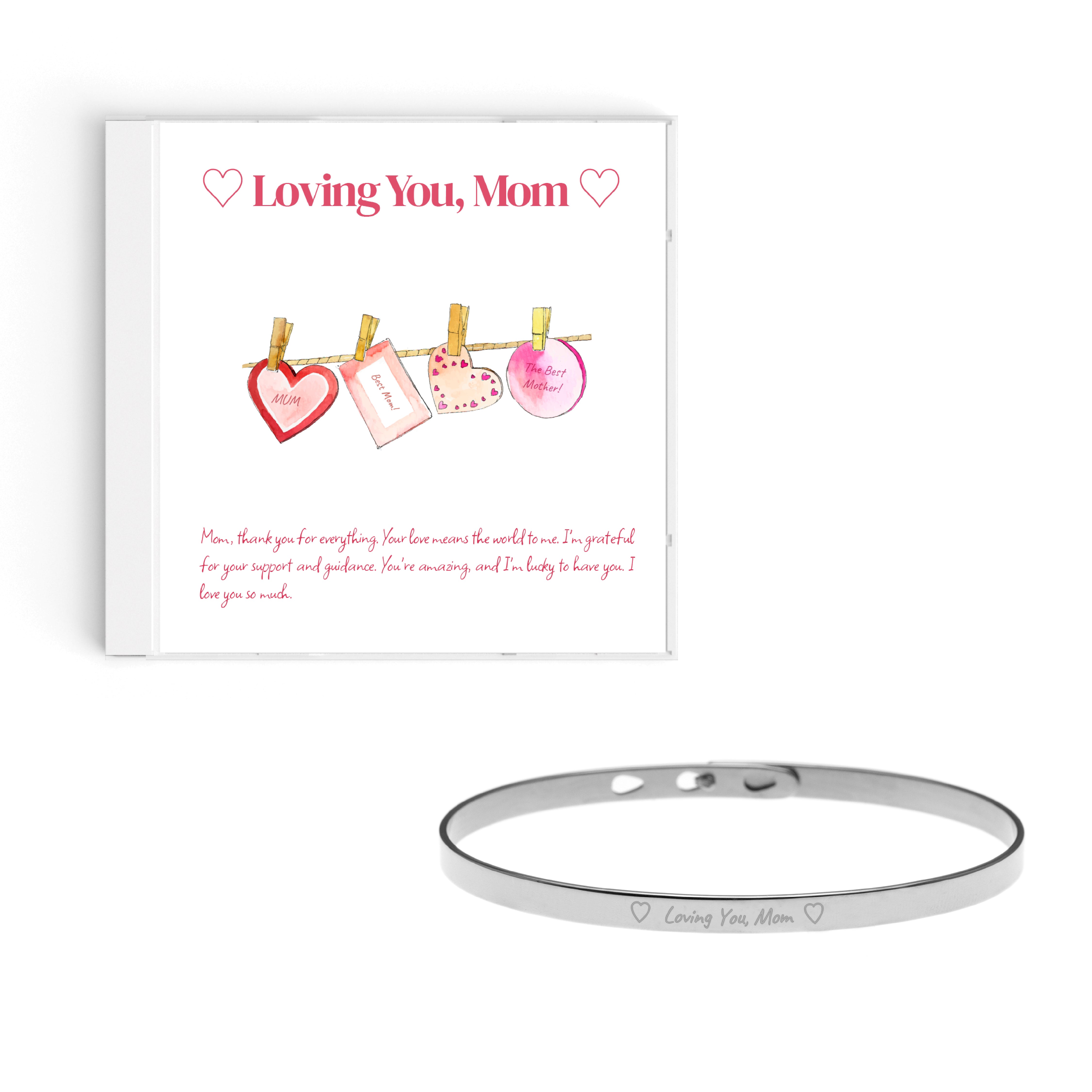 Inspiring Quote Engraving Message Bangle