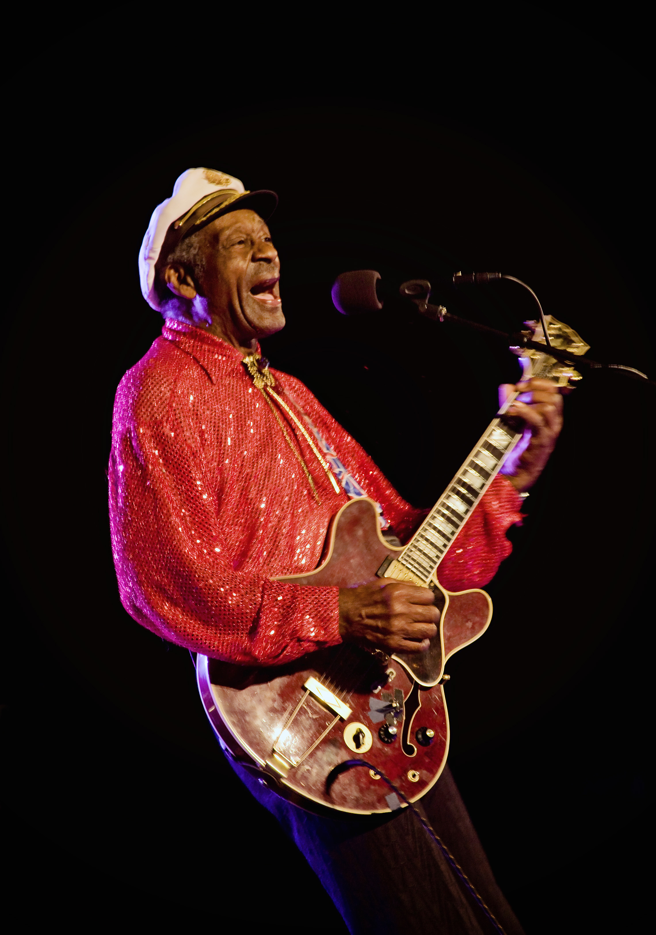 Academy member Chuck Berry rocks the Fourth of July celebration in Hawaii.
