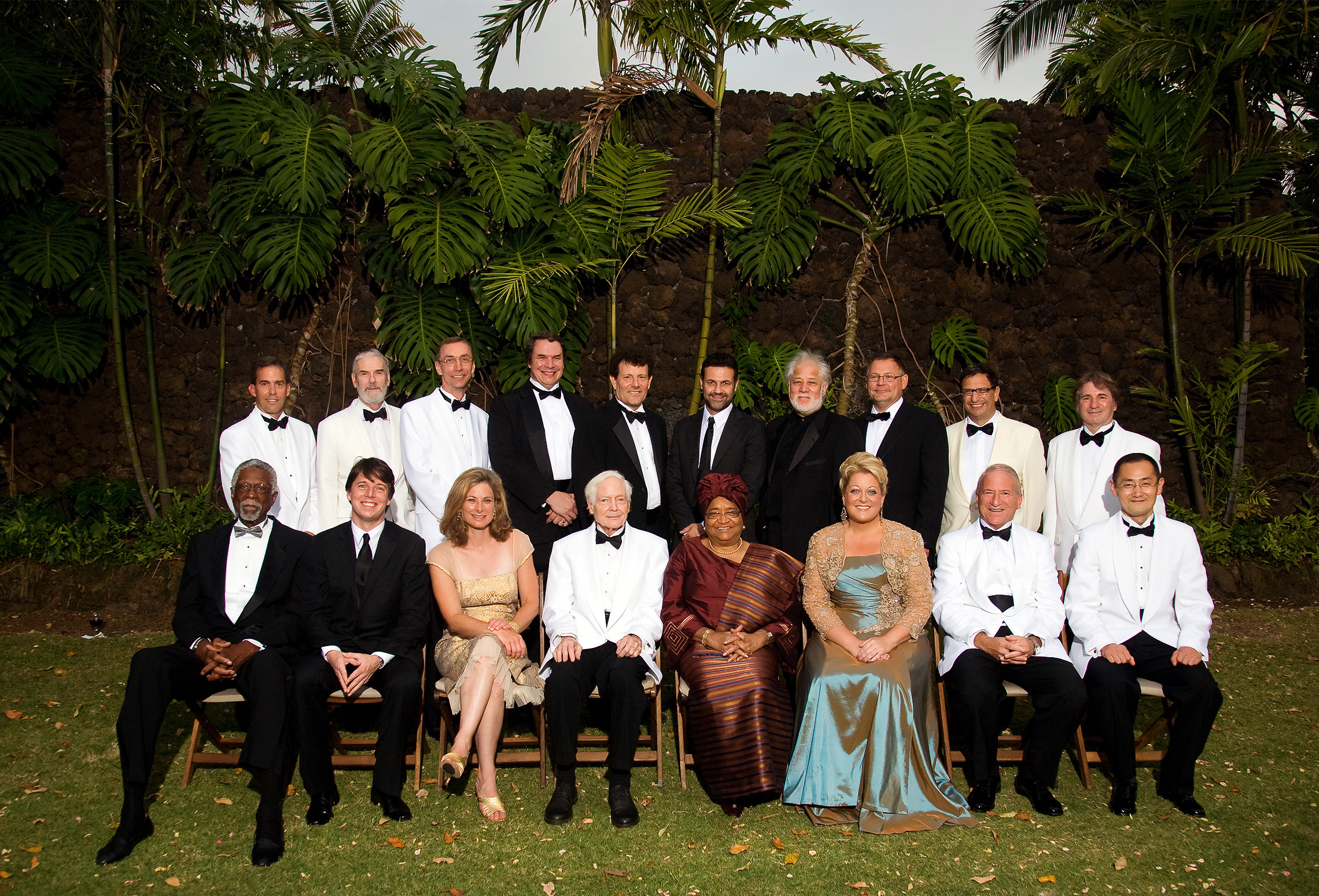The American Academy of Achievement’s Class of 2008 gather before the Banquet of the Golden Plate ceremonies.