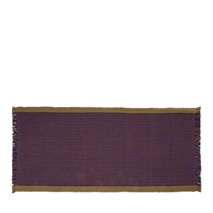 Hübsch AtYourFeet Teppich Beige/ Blau/ Braun/ Rot
