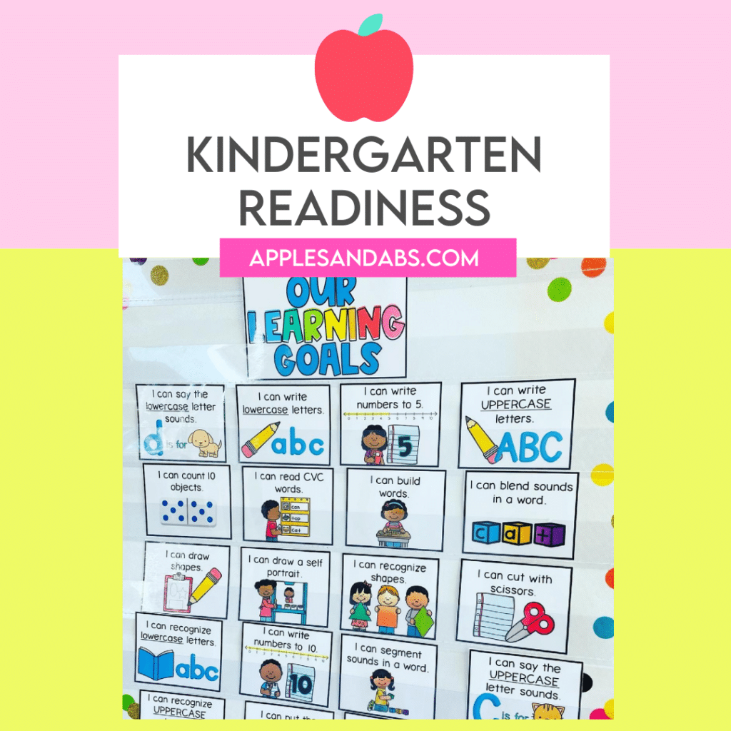 Kindergarten Readiness Activities and Centers 4 6