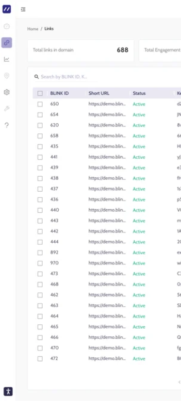 Competitor links screenshot