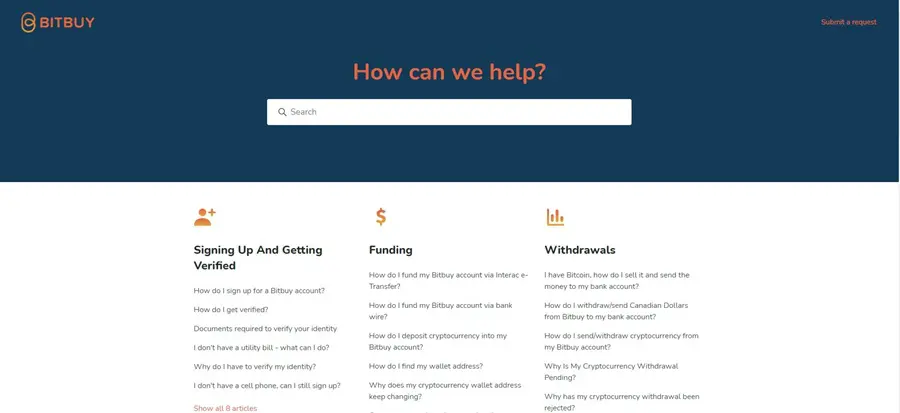 Obsługa klienta Bitbuy