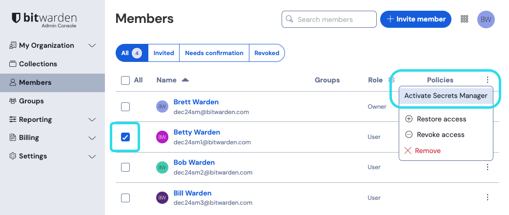 Add Secrets Manager users