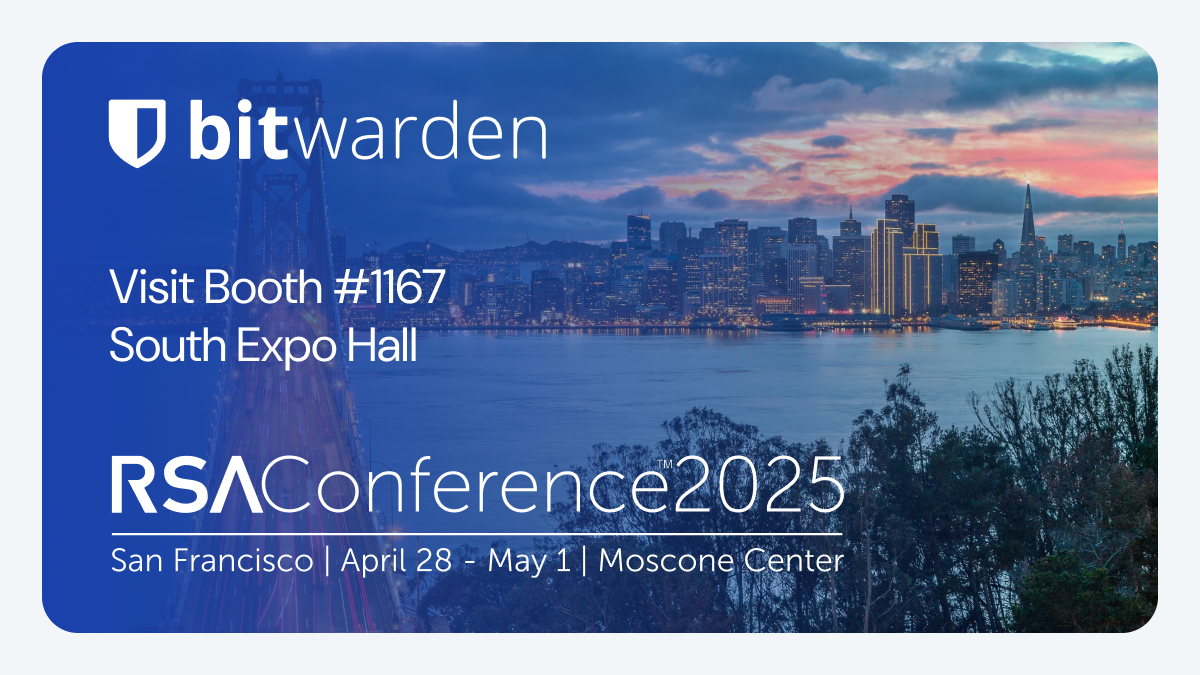 Bitwarden at RSAC 2025