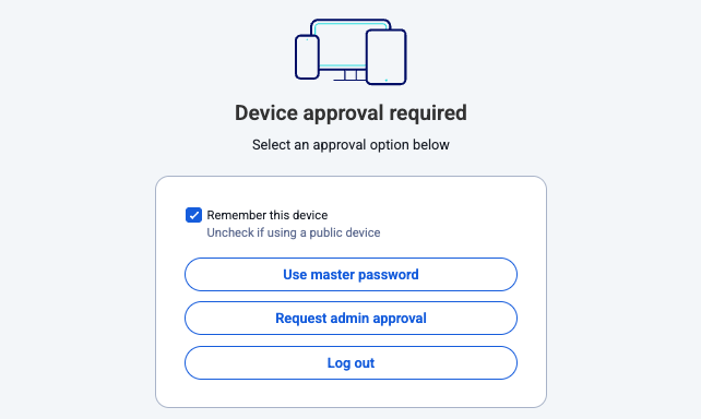 Request admin approval