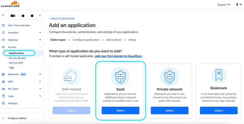 CFZT add an application