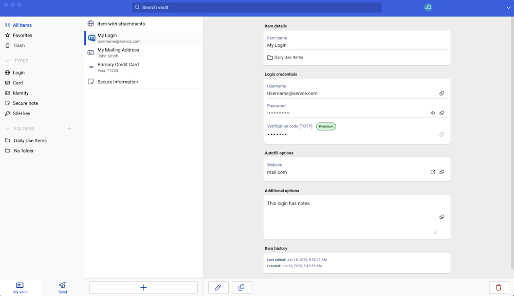 Bitwarden Desktop App