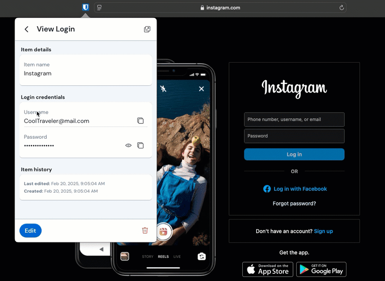Browser extension drag and drop