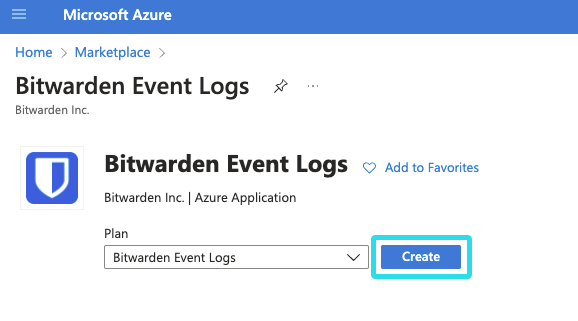 Bitwarden Event Logs marketplace app