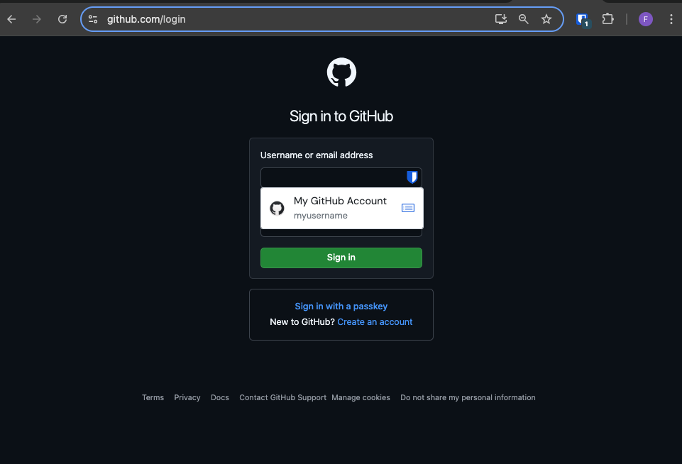 Inline autofill menu