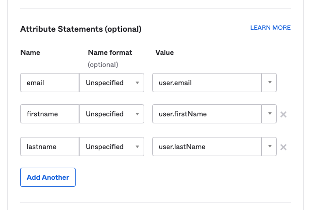 Attribute Statements