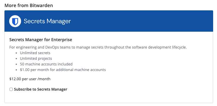 Añadir Administrador de secretos