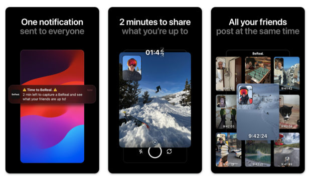 BeReal user generated content one notification sent to everyone