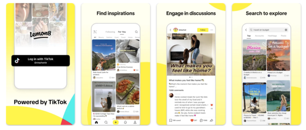 Lemon8 powered by TikTok find inspiration and engage in discussion