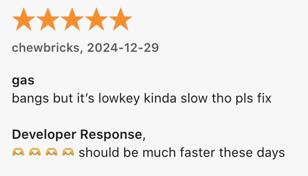 PI.FYI: Perfectly Imperfect customer review good but slow sometimes