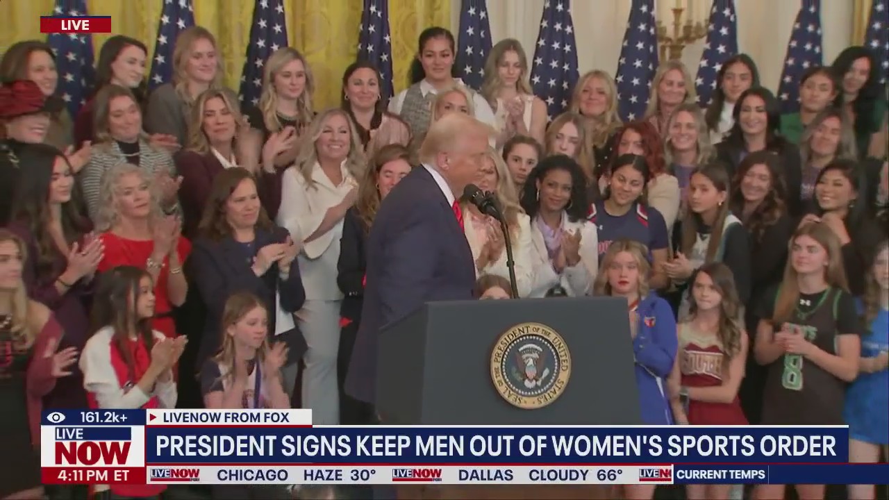 Trump signs 'No Men in Women's Sports' order
