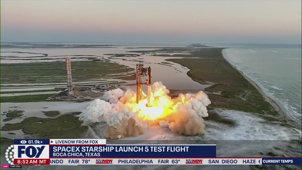 From October: SpaceX Starship's fifth test flight