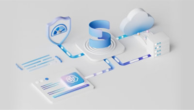 Illustration of SQL Server connecting a business to Azure