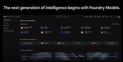  Foundry 模型的螢幕擷取畫面