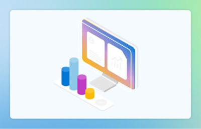 Una pantalla de ordenador que muestra gráficos y diagramas coloridos.