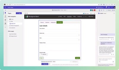 Screenshot di un modulo in un sito Web