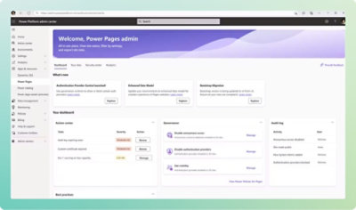 Screenshot del dashboard di Azure per utenti esperti