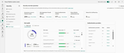 Power Platform が表示されたコンピューター画面のスクリーンショット