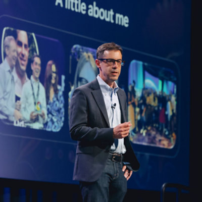 Microsoft Chief Accessibility Officer, Neil Barnett speaks during the 2026 Ability Summit keynote.