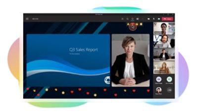 第 3 四半期セールス レポートの Teams ウェビナー。