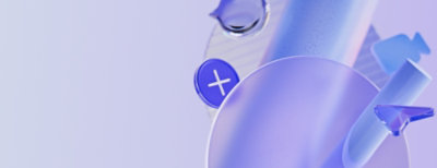 파란색과 보라색의 추상적 디자인.