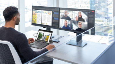 Surface dual monitors