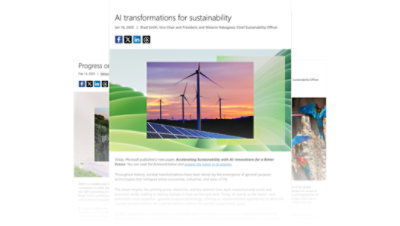 A sampling of Sustainability blogs posts.